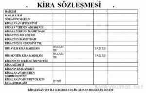kirasözleşmesi